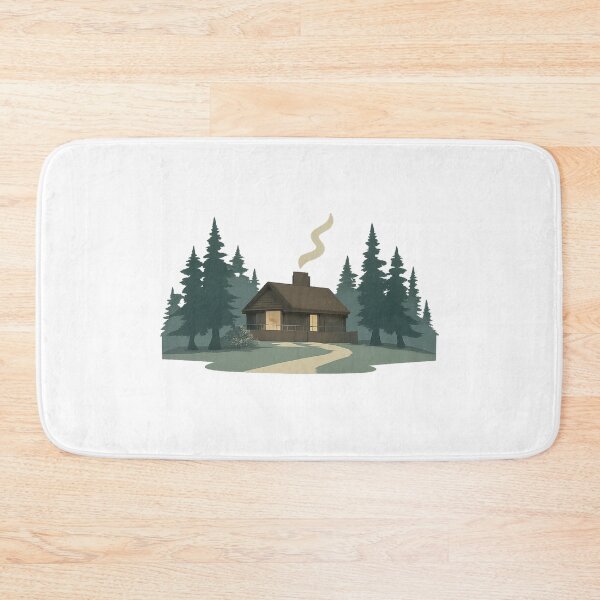 Item preview, Quiet Forest Cabin with Warm Light designed and sold by Fernova.