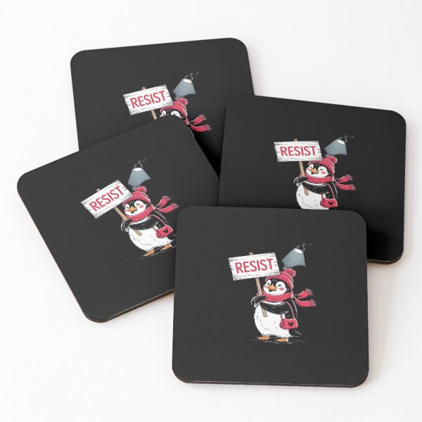 Item preview, Resist Penguin Activism Protest  designed and sold by SyntaxClaw.
