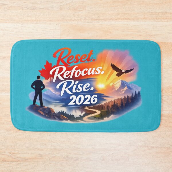 Item preview, Reset Refocus Rise 2026 – New Year's Motivational T-Shirt Canada | Inspiring Design 2026 Goals designed and sold by mocci10.