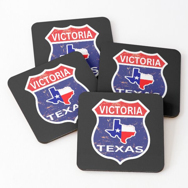 Item preview, Victoria Texas Road Trip TX Highway Rusted Sign Design Men Woman designed and sold by erozzz.
