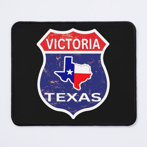 Item preview, Victoria Texas Road Trip TX Highway Rusted Sign Design Men Woman designed and sold by erozzz.