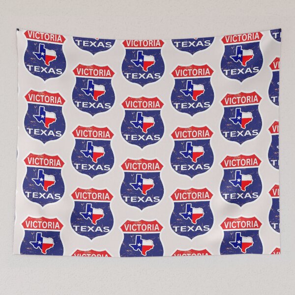 Item preview, Victoria Texas Road Trip TX Highway Rusted Sign Design Men Woman designed and sold by erozzz.