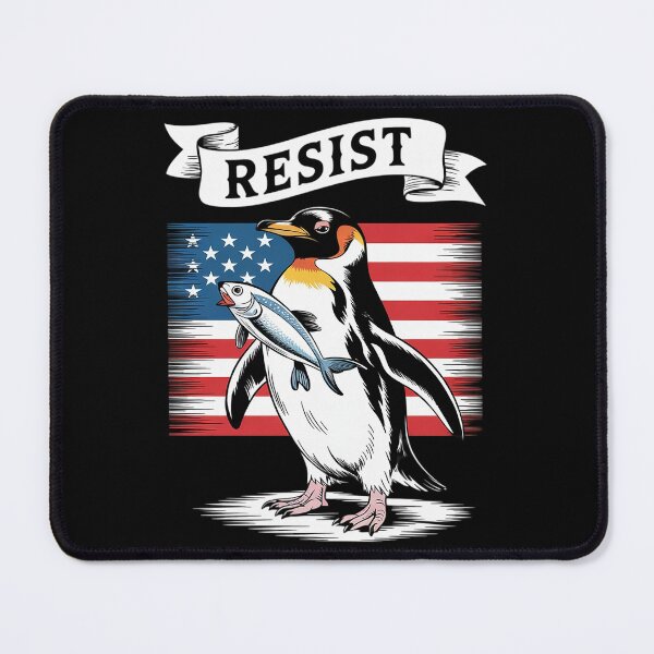 Item preview, Resist Penguin Activism USA Flag designed and sold by AquaKiev.