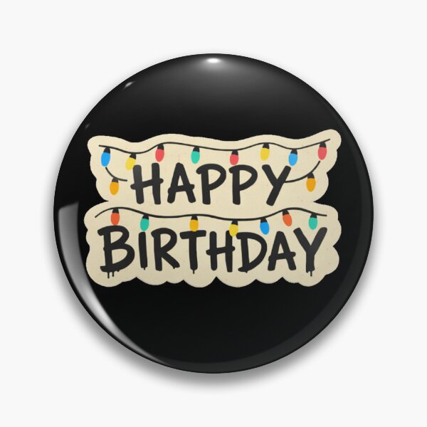 Item preview, happy birthday in the word in hawkins designed and sold by zuzzelek44.