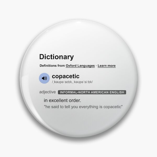 Item preview, Copacetic Typography Design | Calm, Cool & Positive Vibes Word Art designed and sold by inaveed.