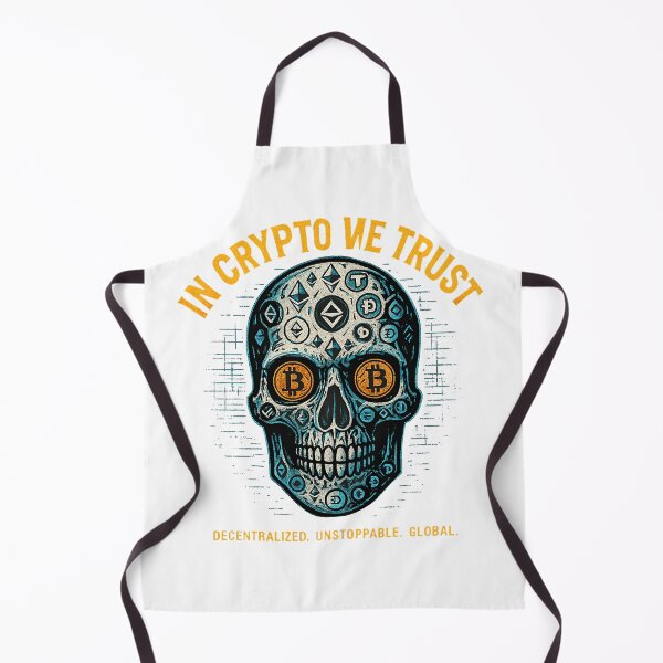 Item preview, Crypto Skull - Bitcoin skull art by BitCrop designed and sold by BitCrop.