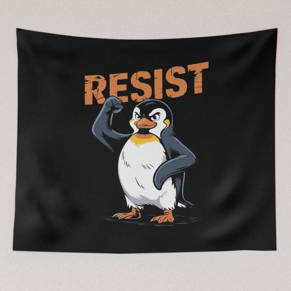 Item preview, Resist Penguin Activism  designed and sold by AquaKiev.