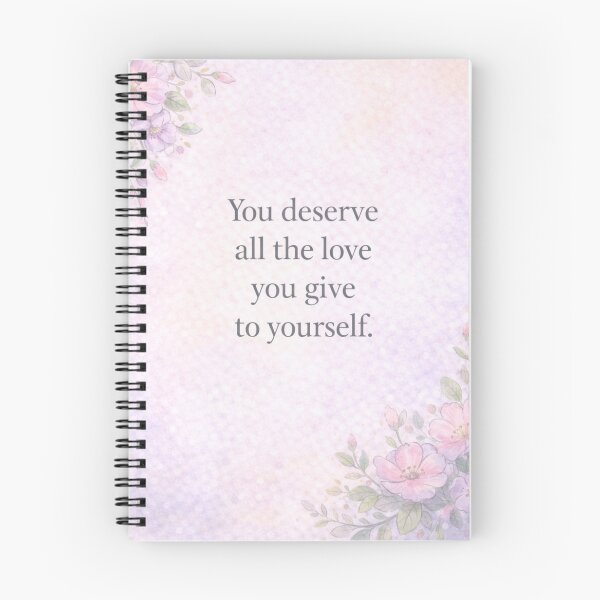 Item preview, You Deserve All The Love You Give – Self Love Quote Art designed and sold by PunchDrop.