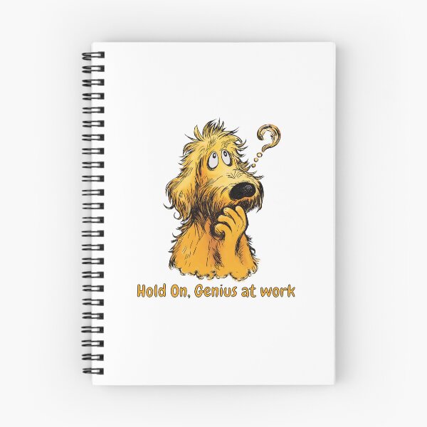 Item preview, Hold On, Genius at Work – Funny Gift for Thinker Creative Minds designed and sold by FMproject.