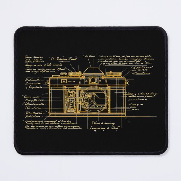 Item preview, Renaissance Invention Sketch – Da Vinci Style Camera Art designed and sold by KArtcore.