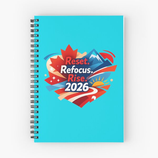 Item preview, Reset Refocus Rise 2026 – New Year's Motivation T-shirt Canada | Goal for Success designed and sold by mocci10.