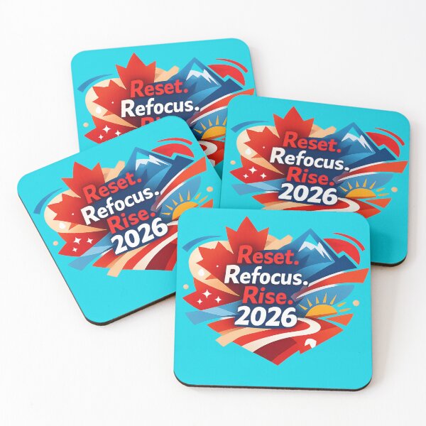Item preview, Reset Refocus Rise 2026 – New Year's Motivation T-shirt Canada | Goal for Success designed and sold by mocci10.
