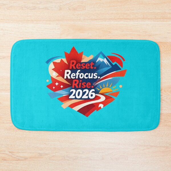 Item preview, Reset Refocus Rise 2026 – New Year's Motivation T-shirt Canada | Goal for Success designed and sold by mocci10.
