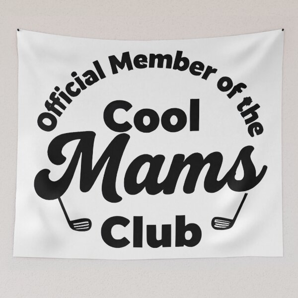Item preview, Official Member of the Cool Mam Club - Golf designed and sold by MKV Design.