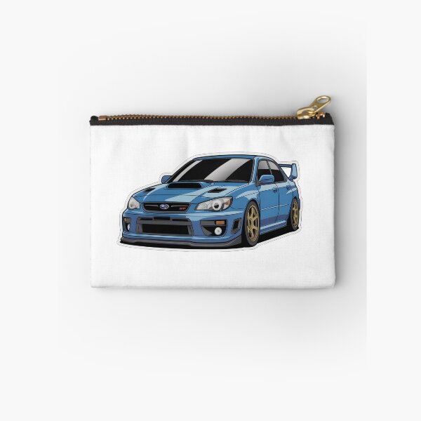 Item preview, Blue Subaru WRX STI Rally-Inspired Performance Car Sticker designed and sold by PalmixArt.