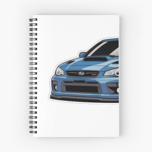 Item preview, Blue Subaru WRX STI Rally-Inspired Performance Car Sticker designed and sold by PalmixArt.