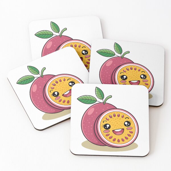 Item preview, Cute Passion Fruit Kawaii Cartoon | Smiling Tropical Fruit Design designed and sold by VividOrganica.