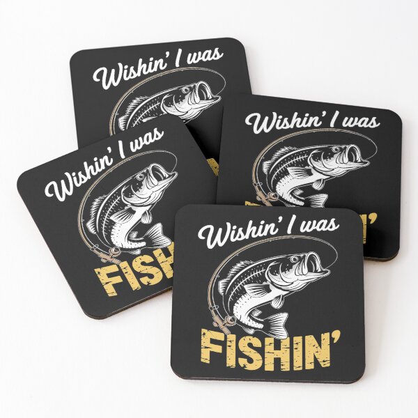 Item preview, Wishing I Was Fishing Fisherman designed and sold by FadeOfThrone.
