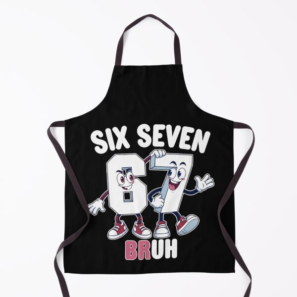 Item preview, Six Seven 67 Meme Funny Cartoon Bruh designed and sold by HumansStuck12.