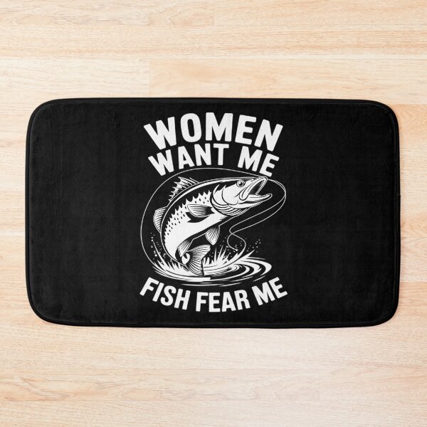 Item preview, Women Want Me Fish Fear Me Men's Black Humor Fishing  designed and sold by MarryIsMonth.