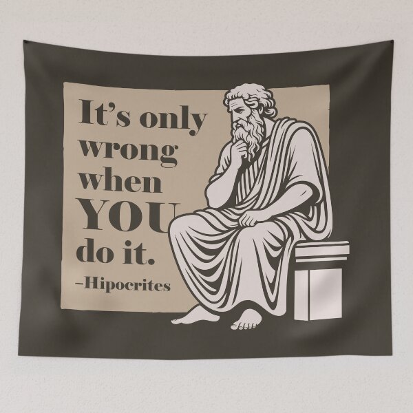 Item preview, Hypocrite Philosopher designed and sold by Josh Meyer Designs.