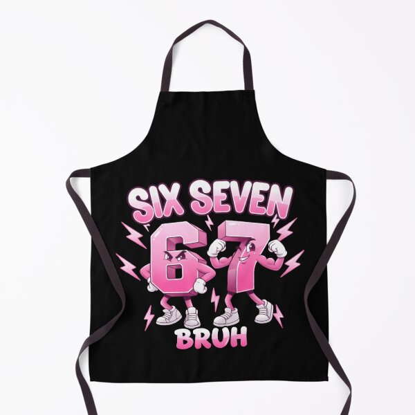 Item preview, Six Seven 67 Meme Pink Funny Characters designed and sold by HumansStuck12.