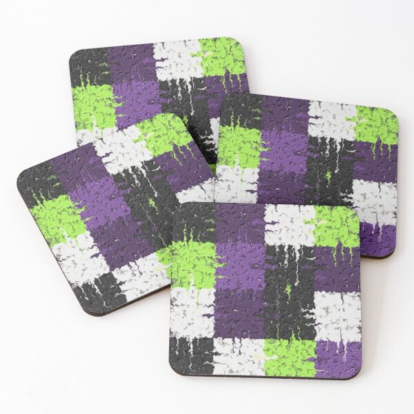 Item preview, distressed squares dark burst colorful geometric abstract design designed and sold by SmashingDeals.