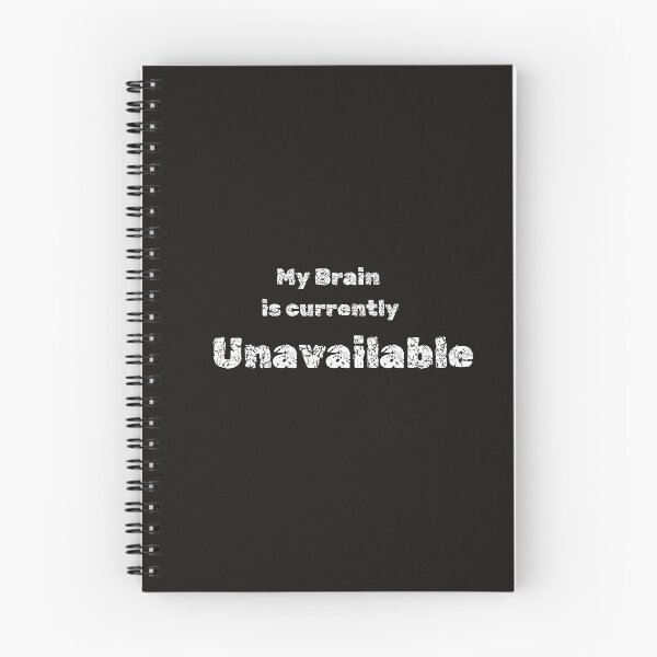 Item preview, Brain Currently Unavailable – Funny shirt designed and sold by deadpanstudio.