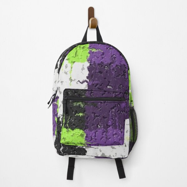 Item preview, distressed squares dark burst colorful geometric abstract design designed and sold by SmashingDeals.