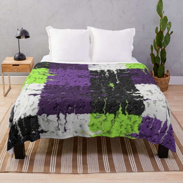 Item preview, distressed squares dark burst colorful geometric abstract design designed and sold by SmashingDeals.