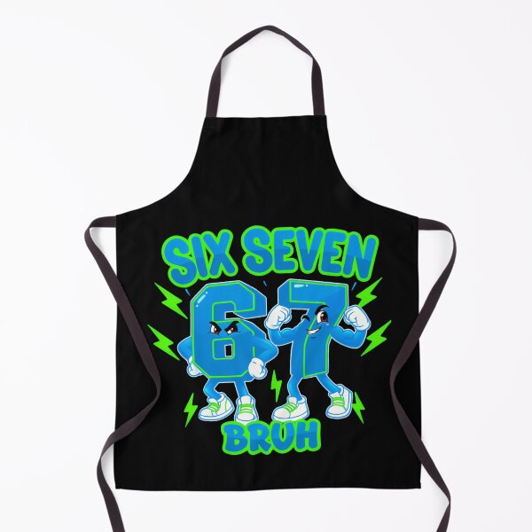 Item preview, Six Seven 67 Meme Neon Funny Energy designed and sold by HumansStuck12.
