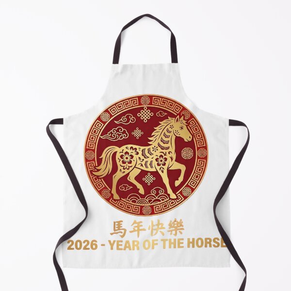 Item preview, 2026 Year of the Horse – Chinese New Year Golden Horse Zodiac Design designed and sold by zaki ⭐⭐⭐⭐⭐.
