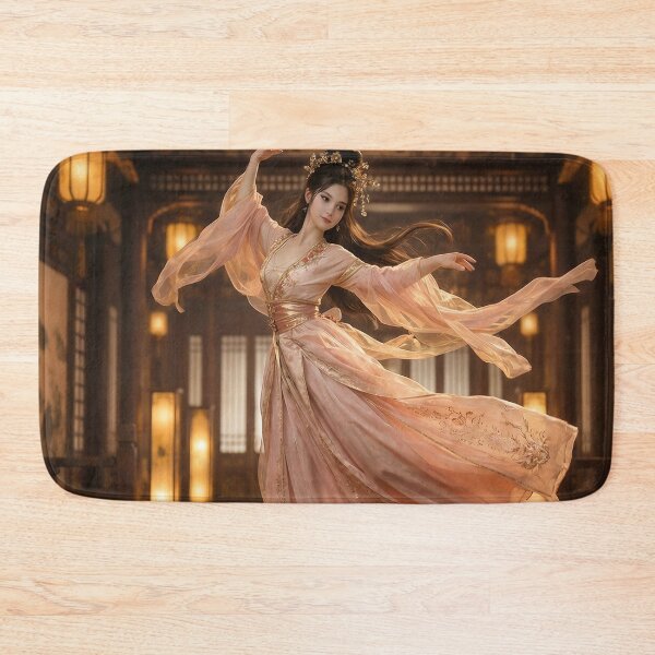 Item preview, Elegant Traditional Dancer in Golden Palace designed and sold by ASMRUniverse.
