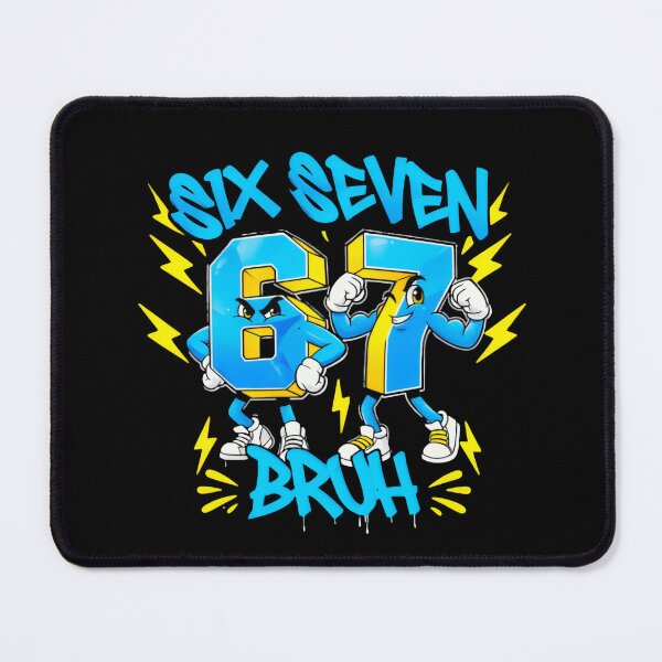 Item preview, Electric Sixty Seven Number Meme With Lightning Effects And Funny Energy six designed and sold by HumansStuck12.