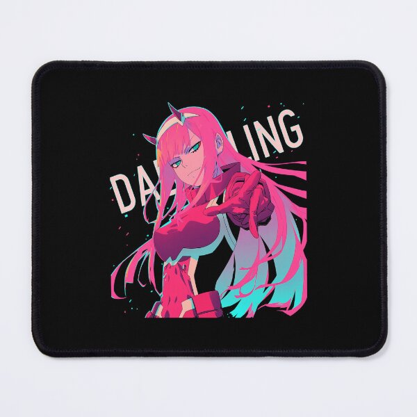 Item preview, Zero Two – Pink and Cyan Neon Darling designed and sold by cathnbeltrane.