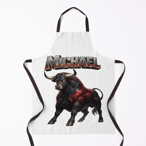 Item preview, Michael Year of the Ox Eastern Zodiac Bull Power Strength Design designed and sold by AlexLineArt.