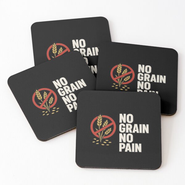 Item preview,  No Grain No Pain – Funny Gluten Free Celiac Diet Design designed and sold by w66aboo.
