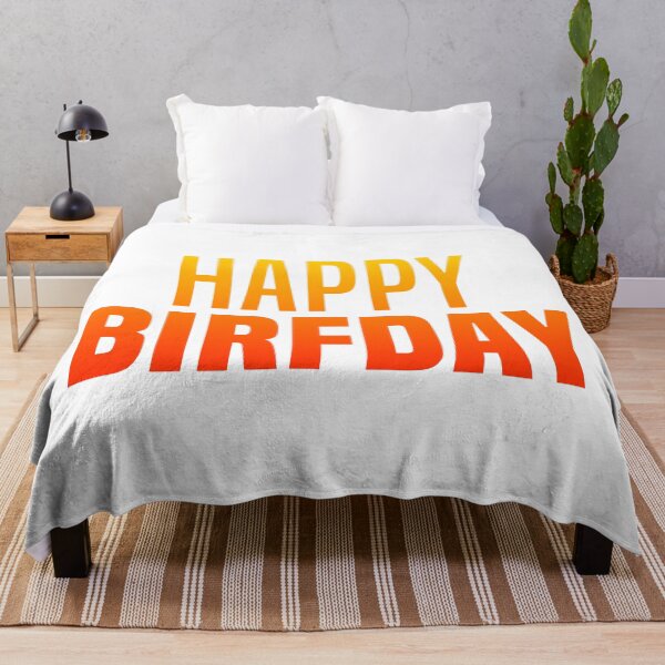 Item preview, Happy Birfday, Orange Funny Slang Birthday designed and sold by Memes N Lore .
