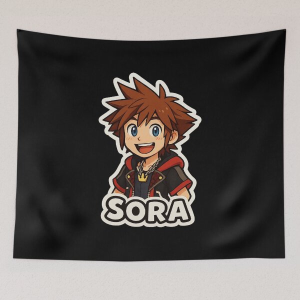 Item preview, Keyblade Heart – Sora Chibi Style  designed and sold by oellbaeim.