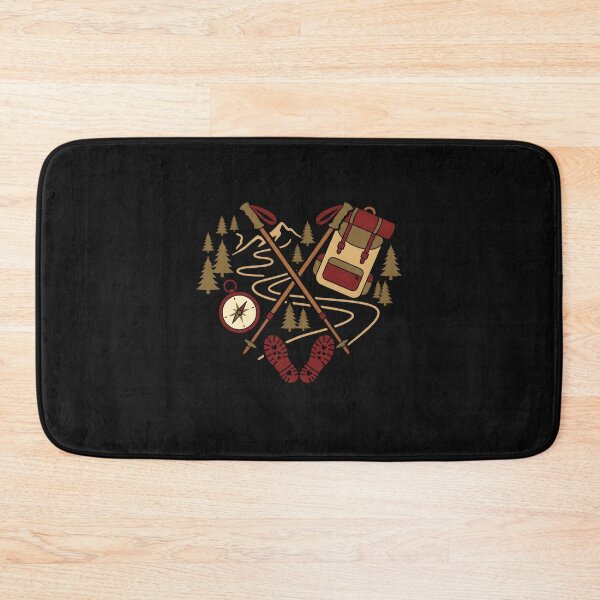 Item preview, Outdoor Hiking Heart Camping Valentine Men Women Nature designed and sold by clothesy7.