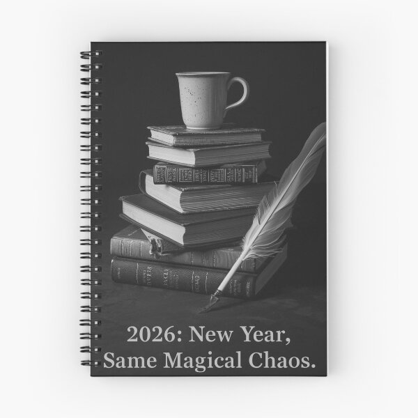 Item preview, New Year Same Magical Chaos - Neurospicy Planner - ADHD Humor Sticker designed and sold by YvkafromPoland.