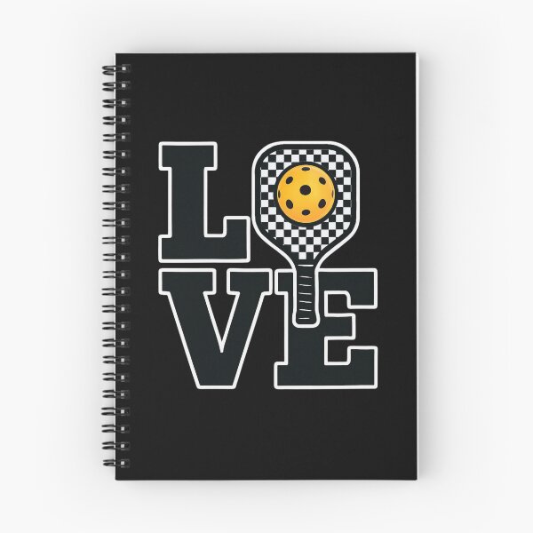 Item preview, Love Pickleball – Checkered Paddle and Ball Graphic Design designed and sold by w66aboo.