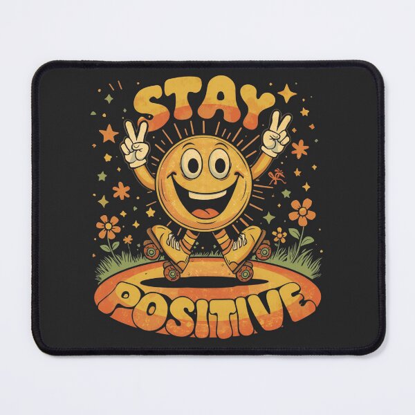 Item preview, STAY POSITIVE, SUN IN ROLLER SKATES designed and sold by BKDIGITALSHOP.