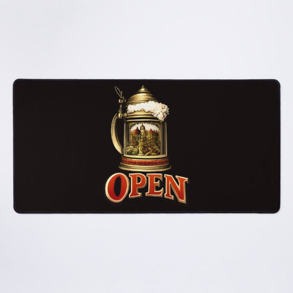 Item preview, GERMAN BEER MUG WITH OPEN WRITING designed and sold by infinitearte.