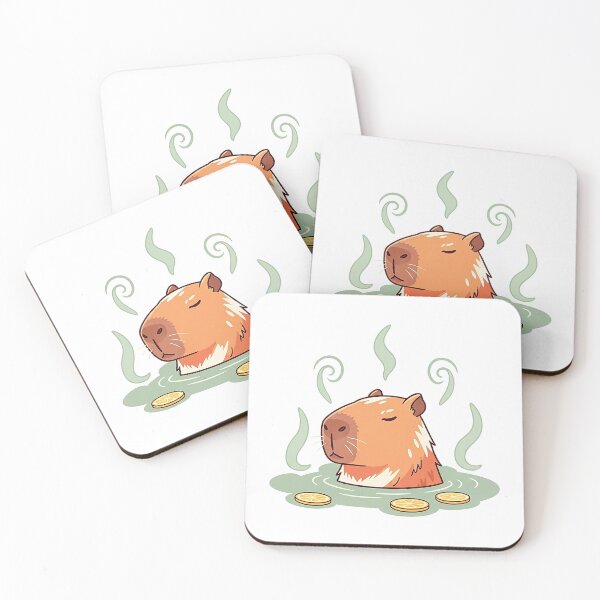 Item preview, Cute Capybara Yuzu Hot Spring designed and sold by SholoStudio.