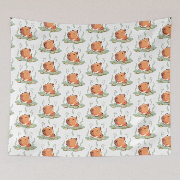Item preview, Cute Capybara Yuzu Hot Spring designed and sold by SholoStudio.