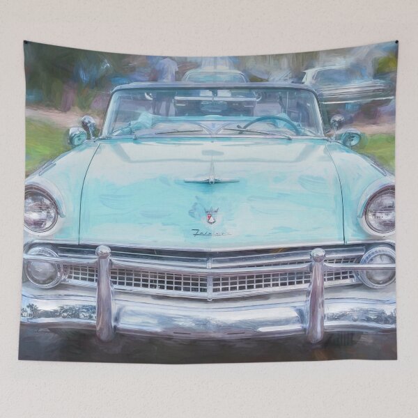 Item preview,  1955 White Blue Ford Fairlane Skyliner X112 designed and sold by RichFrancoCars.