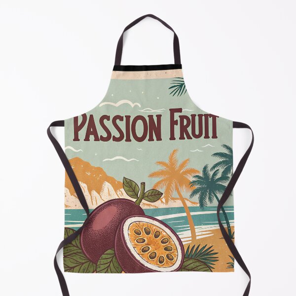 Item preview, Passion Fruit Vintage Tropical | Retro Exotic Island Art designed and sold by VividOrganica.