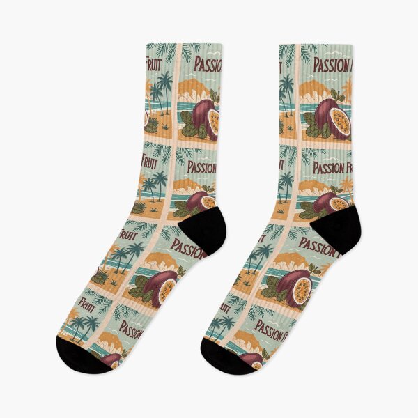 Item preview, Passion Fruit Vintage Tropical  | Retro Exotic Island Art designed and sold by VividOrganica.