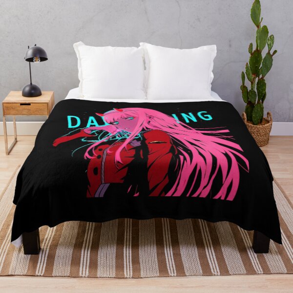 Item preview, Zero Two – Pink and Cyan Neon Glow Darling  designed and sold by cathnbeltrane.